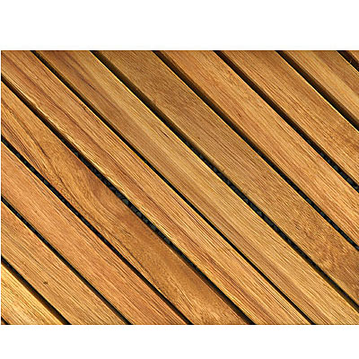 Vifah Vifah Snapping Deck Tiles (12 Slat) Eucalyptus Hardwood Flooring