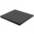 Rb Rubber Products Bounce Back - 3 Feet Fall Flat Tile Black Rubber