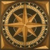 Appalachian Hardwood Floors Compass Rose Medallion Compass Rose Hardwood Flooring