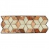 Caribe Stone Decorative Borders - Travertine Star Rust Tile & Stone