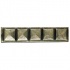 Alfagres Metalics Borders Border Silver Pyramidal