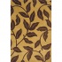 Delos, Inc. Bloom 5 X 8 O Natural Caramel Area Rugs